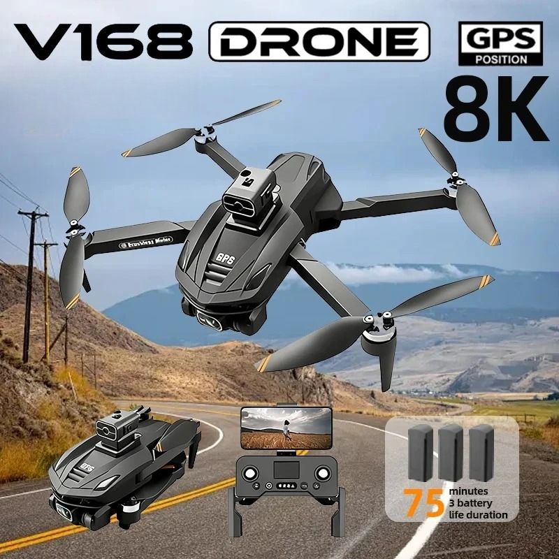 Drone Multispectral - Drone GPS V168 Originale con Fotocamera